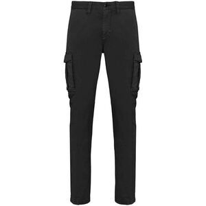 Native Spirit Mens Washed Cargo Pants / Washed Black